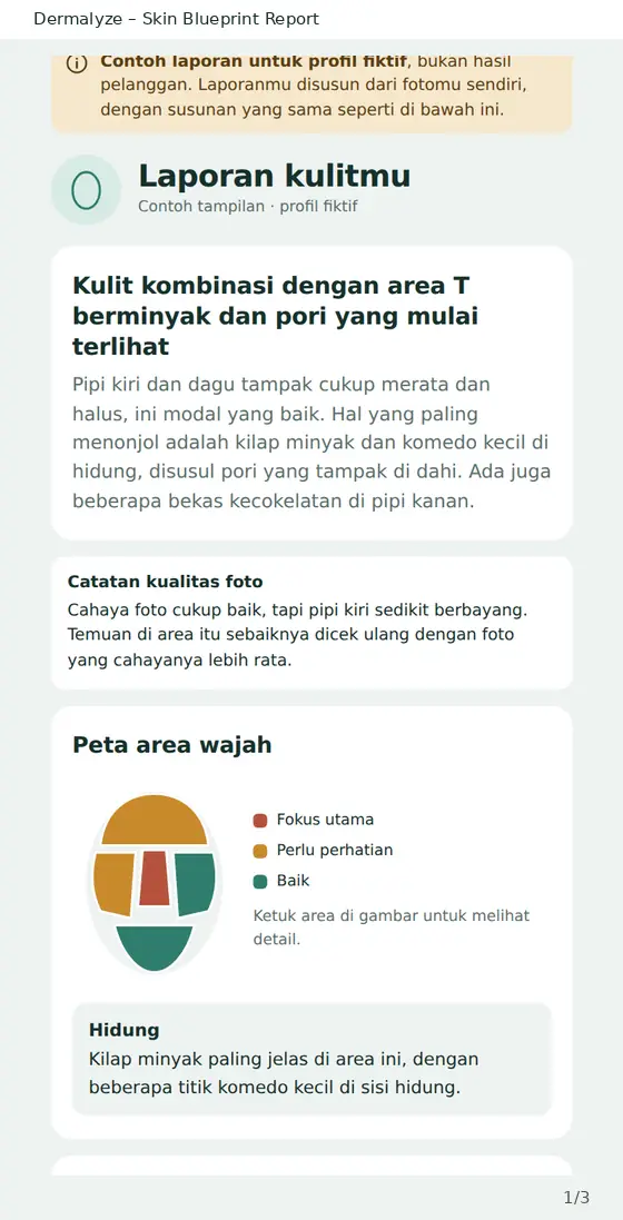 Contoh laporan PDF halaman 1